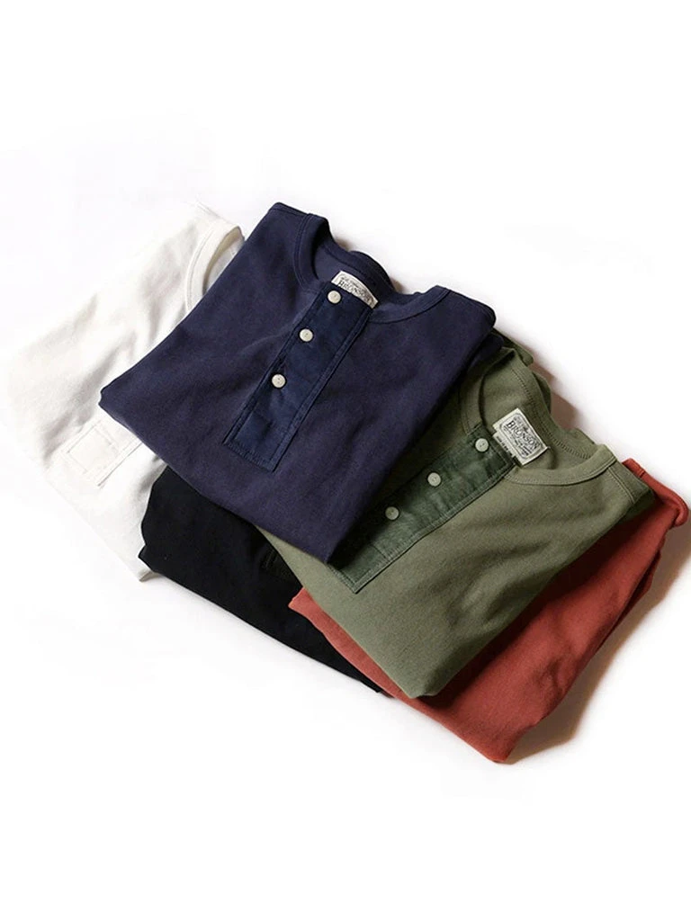 Bronson Vintage Short Sleeve Henley T-Shirt 6 Bronson Vintage Short Sleeve Henley T-Shirt