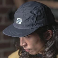Non Stock 7.5 Oz Ripstop Cotton 5 Panel Cap - Navy ACCESSORIES