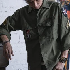 Non Stock Vietnam War US Army OG107 Fatigue Utility Shirt - Im Jin Scouts TOPS 22 Non Stock Vietnam War US Army OG107 Fatigue Utility Shirt - Im Jin Scouts TOPS