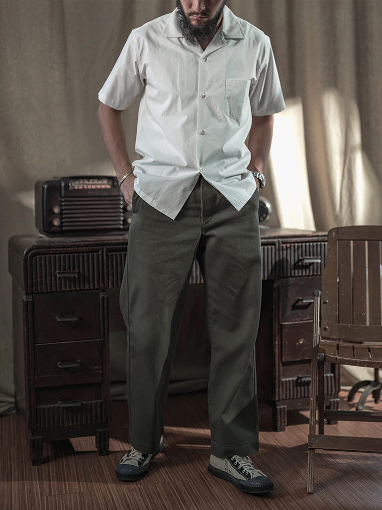 Bronson 13 Oz Cotton Bedford Cord Pants - Olive 6 Bronson 13 Oz Cotton Bedford Cord Pants - Olive