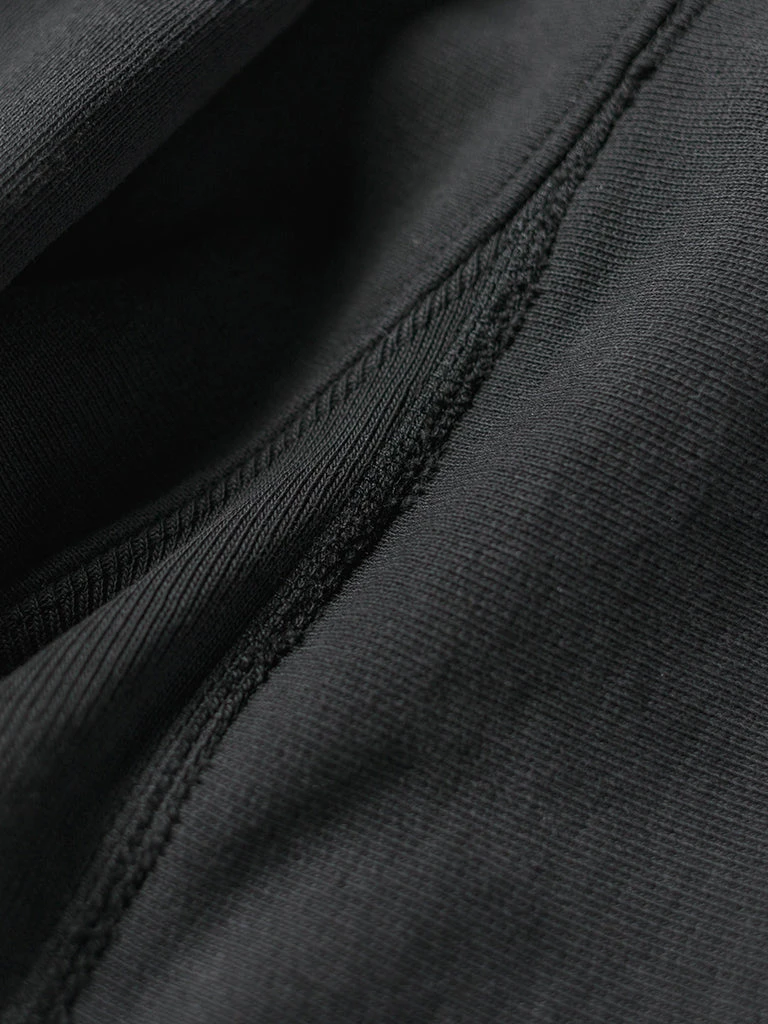 Non Stock TOPS 1970s USAFA 18 Oz Reverse Weave Hoodie - Black 8 Non Stock TOPS 1970s USAFA 18 Oz Reverse Weave Hoodie - Black