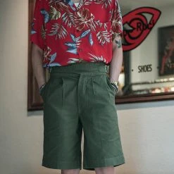 Non Stock Plants & Flowers Pattern Aloha Shirt - Red New Arrivals - S/S 2022