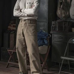 Bronson TOPS US Naval Raschel Knitting Waffle Undershirt