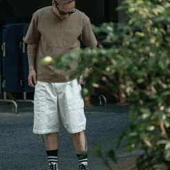 Non Stock 9.8 Oz Cotton Classic Pocket T-Shirt - Khaki 20 Non Stock 9.8 Oz Cotton Classic Pocket T-Shirt - Khaki