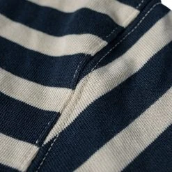 Bronson Breton Stripe T-Shirt - Navy/White