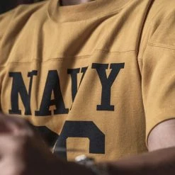 Bronson TOPS US Naval Football T-Shirt - Yellow