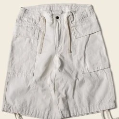 Non Stock NEW ARRIVALS 8.5 Oz Cotton Ripstop Cargo Shorts - White