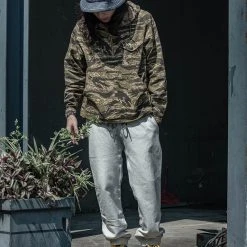 Bronson NEW ARRIVALS 1950s 20.5 Oz Terry Cloth Reverse Weave Sweatpants - Gray