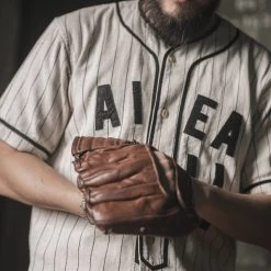 Bronson NEW ARRIVALS WWII Military Baseball Shirt - AIEA NH