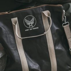 Non Stock ACCESSORIES USAAF Leather Flight Pilot Helmet Bag 16 Non Stock ACCESSORIES USAAF Leather Flight Pilot Helmet Bag