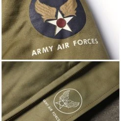 Bronson USAAF Type B-10 Flight Jacket - Khaki OUTERWEAR