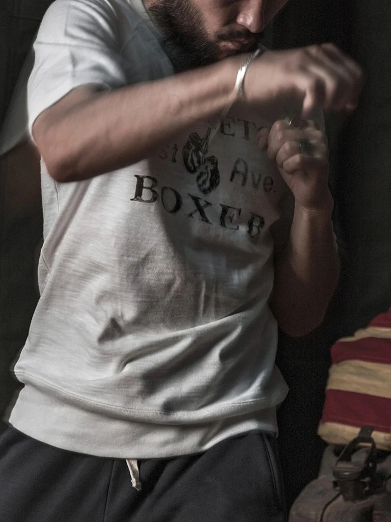 Bronson Back In Stock Heavy Duty Boxer Physical Training T-Shirt - White 5 Bronson Back In Stock Heavy Duty Boxer Physical Training T-Shirt - White