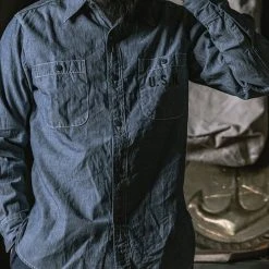 Bronson U.S.N. 8 Oz Chambray Shirt