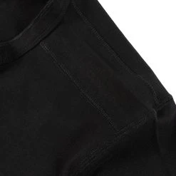 Bronson Vintage Long Sleeve Henley T-Shirt - Black TOPS