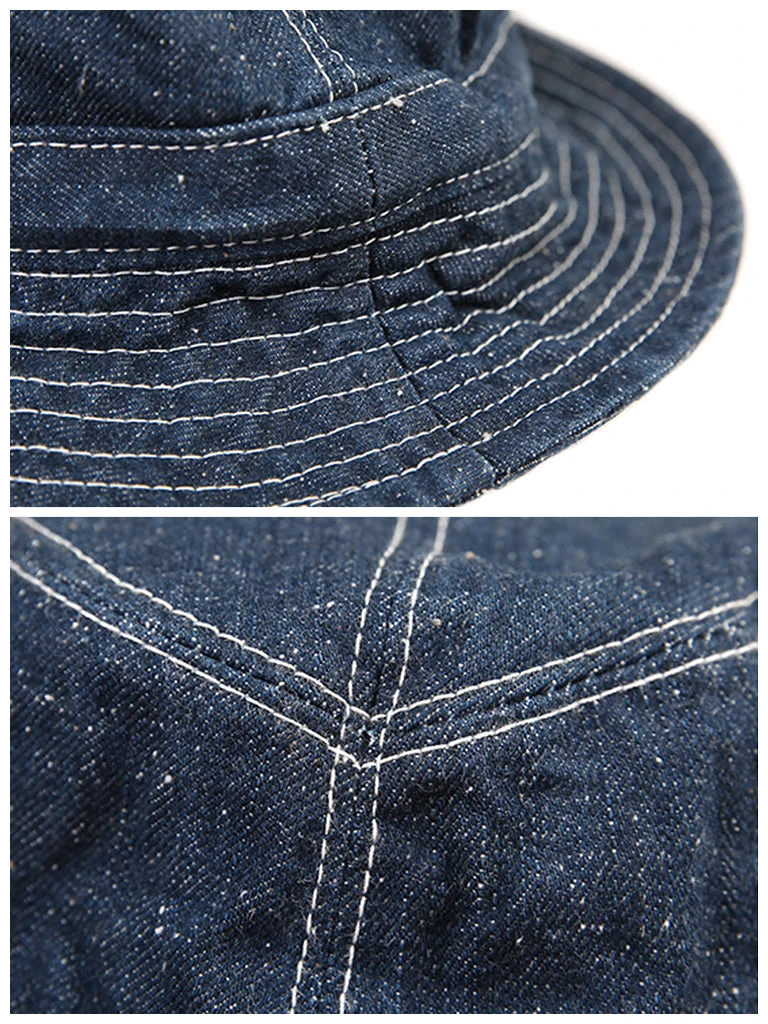 Bronson 12 Oz Selvedge Denim Bucket Hat ACCESSORIES 7 Bronson 12 Oz Selvedge Denim Bucket Hat ACCESSORIES