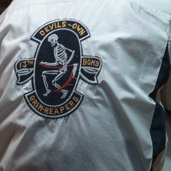 Bronson Bomb Squadron “Grim Reaper” Force Base Souvenir Bowling Shirt TOPS