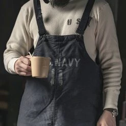 Bronson TOPS US Naval Raschel Knitting Waffle Undershirt