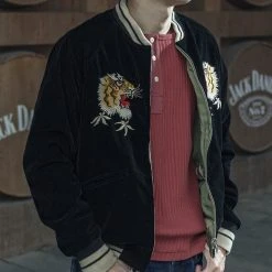 Bronson 11 Oz Vintage Ribbed Cotton Henley T-Shirt - Wine Red NEW ARRIVALS