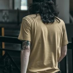 Non Stock Vintage Roosevelt Track Print Short Sleeve T-Shirt TOPS