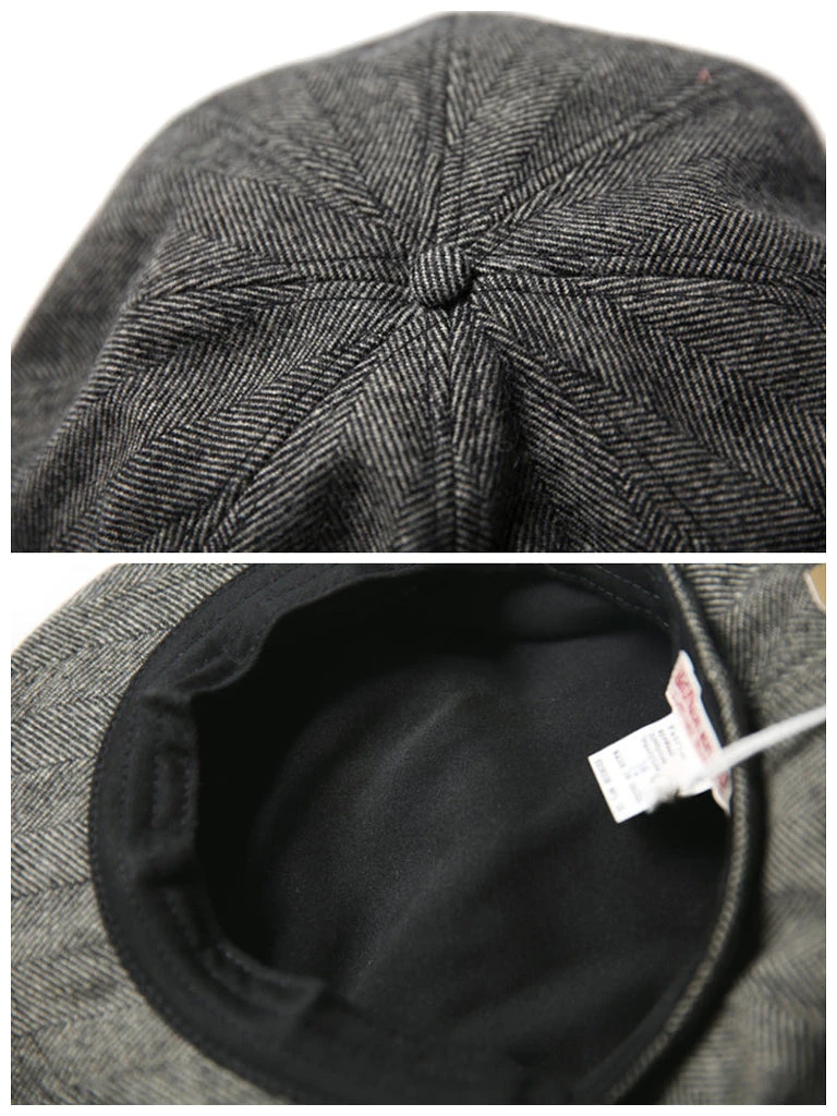 Bronson ACCESSORIES Retro Octagonal News Boy Cap 7 Bronson ACCESSORIES Retro Octagonal News Boy Cap