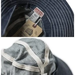 Bronson 12 Oz Selvedge Denim Bucket Hat ACCESSORIES 15 Bronson 12 Oz Selvedge Denim Bucket Hat ACCESSORIES