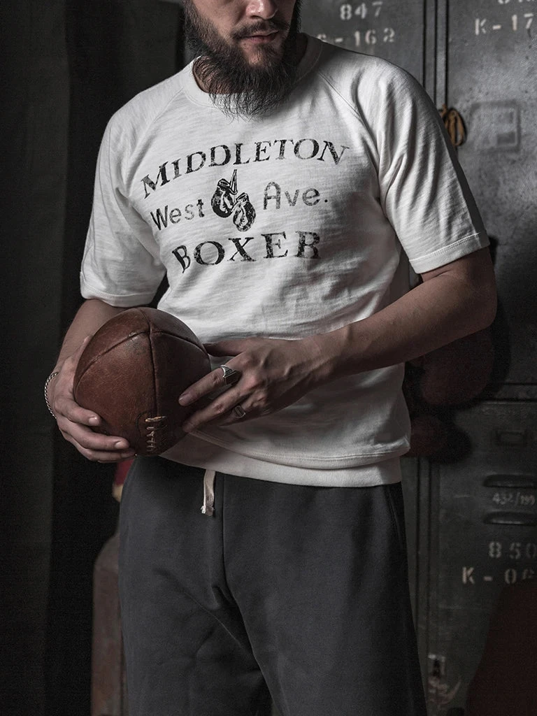 Bronson Back In Stock Heavy Duty Boxer Physical Training T-Shirt - White 6 Bronson Back In Stock Heavy Duty Boxer Physical Training T-Shirt - White