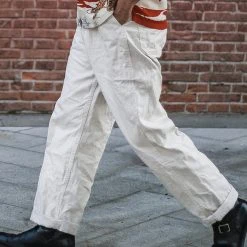 Bronson 1940s WWII USN 10.5 Oz HBT Deck Fatigue Pants Back In Stock