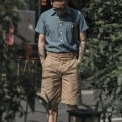 Non Stock Vintage 7.2 Oz Chambray Work Shirt