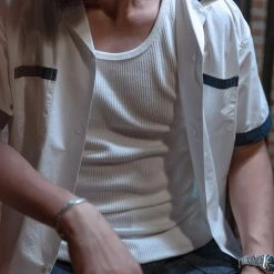 Non Stock 10.5 Oz Cotton Tank Top - White