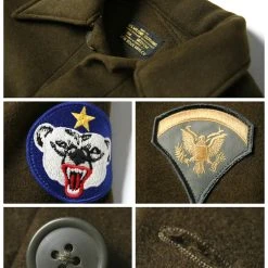 Non Stock 1950s Korean War US Army OG108 Wool Field Shirt