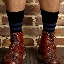 Non Stock BEST SELLERS Old School Prisoner Striped Cotton Socks