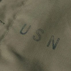 Bronson 1940s USN 3rd Type N-1 Woolen Deck Jacket - Olive Stencil OUTERWEAR