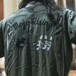 Non Stock TOPS Loose Embroidery Bowling Shirt