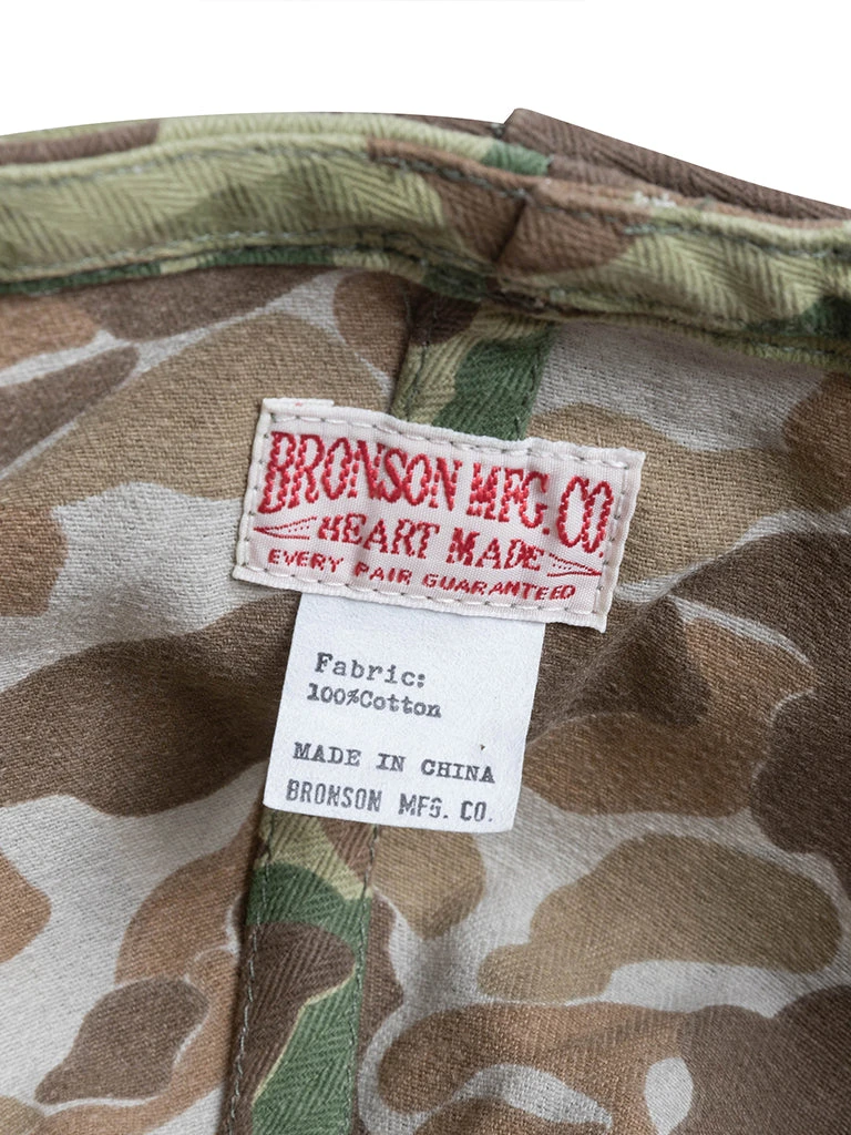 Bronson 10 Oz HBT Outdoors Hunting Camo Cap ACCESSORIES 8 Bronson 10 Oz HBT Outdoors Hunting Camo Cap ACCESSORIES