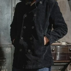 Bronson NEW ARRIVALS Lot 939 Heavyweight Corduroy Peacoat