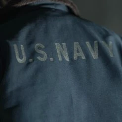 Bronson OUTERWEAR 1943 US Navy 1st Type N-1 Woolen Deck Jacket - Navy Stencil