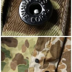 Bronson OUTERWEAR WWII USMC Type P-44 HBT Duck Hunter Camo Jacket 20 Bronson OUTERWEAR WWII USMC Type P-44 HBT Duck Hunter Camo Jacket