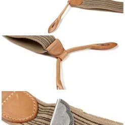 Bronson Old-Time Y-Back Leather Button Suspender