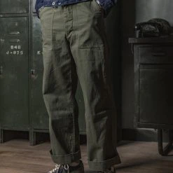 Bronson 1947 1st 838A OD7 Fatigue Utility Pants