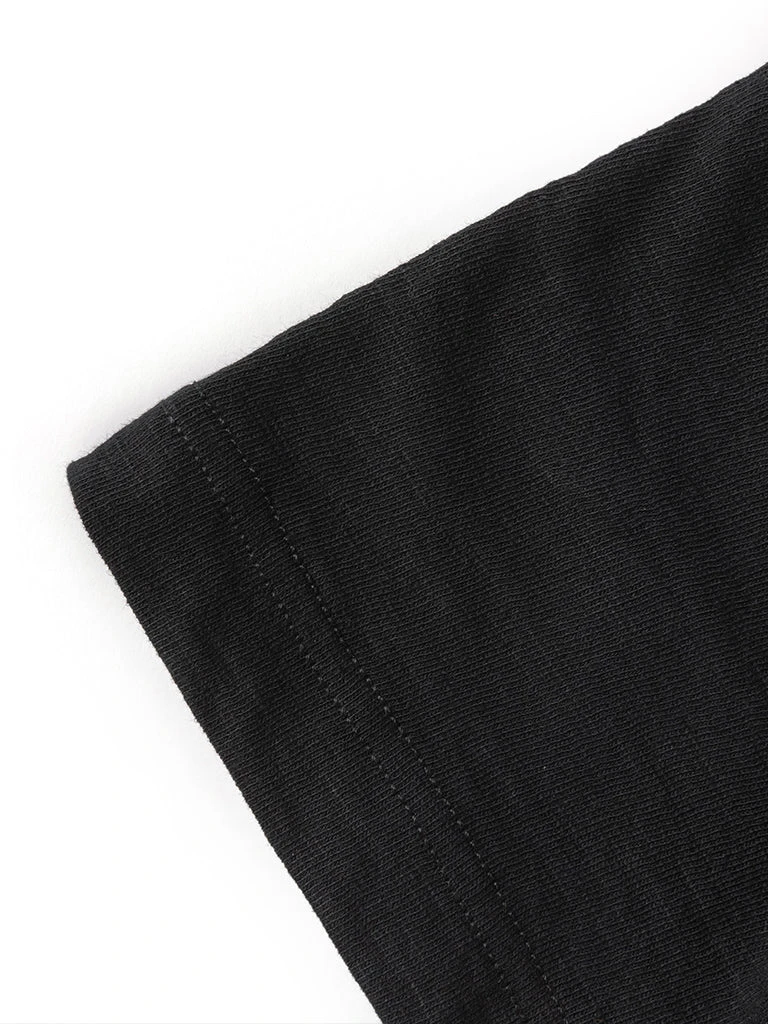 Non Stock 10.5 Oz US Cotton Tubular Gusset T-Shirt - Black 15 Non Stock 10.5 Oz US Cotton Tubular Gusset T-Shirt - Black