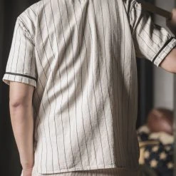 Bronson NEW ARRIVALS WWII Military Baseball Shirt - AIEA NH