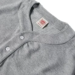 Non Stock NEW ARRIVALS 9.8 Oz Cotton Pique Baseball T-Shirt - Gray