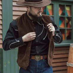 Bronson OUTERWEAR 1910s Retro Corduroy Vest