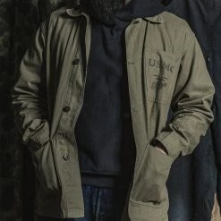 Bronson TOPS 21 Oz Military Academy Reverse Weave Hoodie - Black