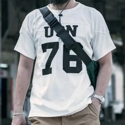 Bronson US Naval Football T-Shirt - White