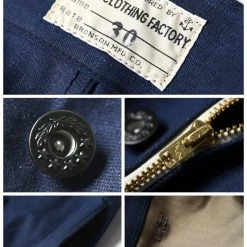 Bronson US Navy Modified 13.5 Oz Indigo Deck Pants BOTTOMS 17 Bronson US Navy Modified 13.5 Oz Indigo Deck Pants BOTTOMS