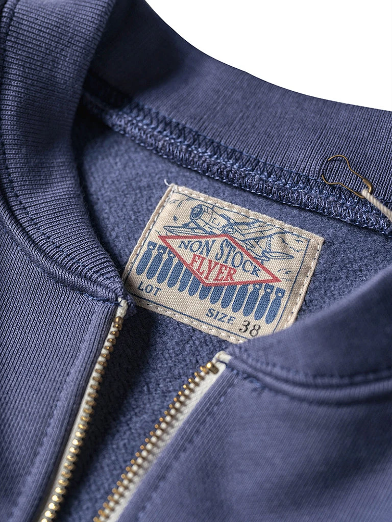 Non Stock 20.5 Oz Racing Half-Zip Sweatshirt - Bluish Violet TOPS 8 Non Stock 20.5 Oz Racing Half-Zip Sweatshirt - Bluish Violet TOPS