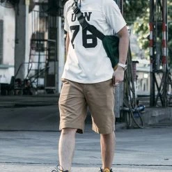 Bronson US Naval Football T-Shirt - White