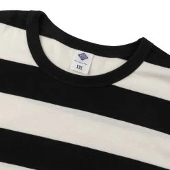 Non Stock 9 Oz Wide Striped Long Sleeve T-Shirt