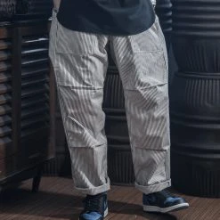 Non Stock NEW ARRIVALS Loose Climbers' Pants - Stripe